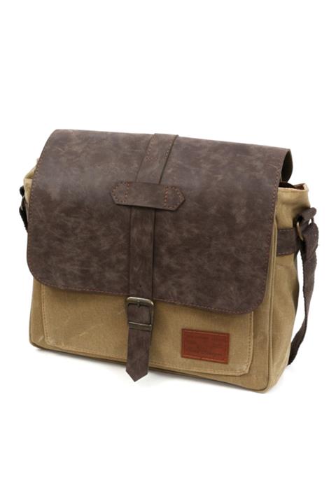 Old Cotton Cargo Su Geçirmez Pamuk Kumaş Laptop Evrak Seyahat Çantası