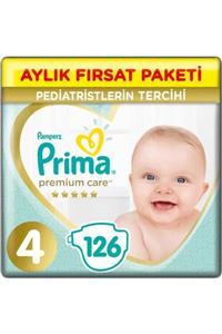 Prima Bebek Bezi Premium Care 4 Beden 126 Adet Aylık Fırsat Paketi