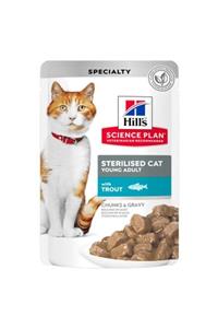 Hills Science Plan Hills Sterilised Alabalıklı Pouch Kısırlaştırılmış Kedi Konservesi 85 Gr