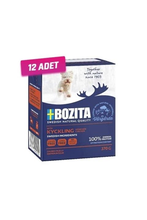 Bozita 12 Adet - Naturals Tavuklu Yavru Kopek Konservesi 370 Gr