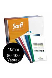 SARFF 10mm Isısal Cilt Kapağı 80-100 Yaprak Kapasiteli (100 Lü Paket)