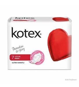 Kotex 7 Uzun Ultra Kanatlı Pamuksu Üst Yüzey Ped