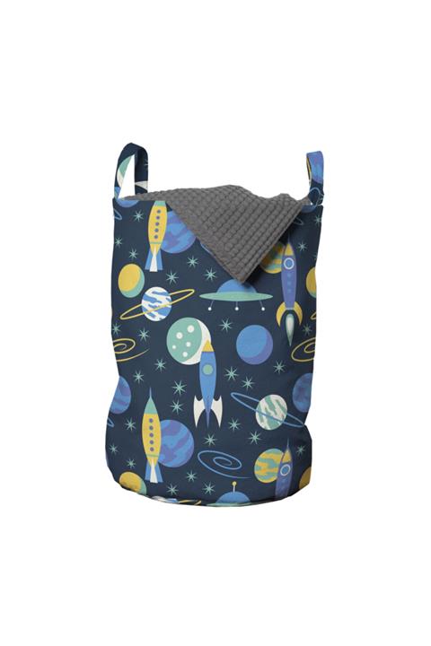 Rengirenk Galaksi Çamaşır Sepeti
