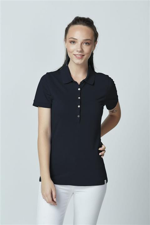 Letoile Pamuklu Polo Yaka T-shirt Siyah