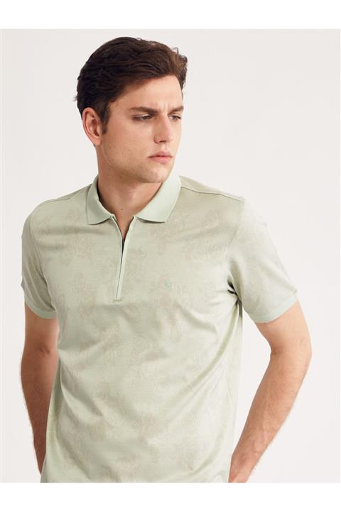 Bisse Ts 20113 Flato Fermuarlı Plo Yaka