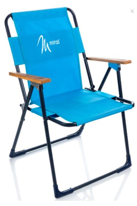 entarzlife Katlanır Kamp Sandalyesi Plaj Sandalyesi ( Mavi)