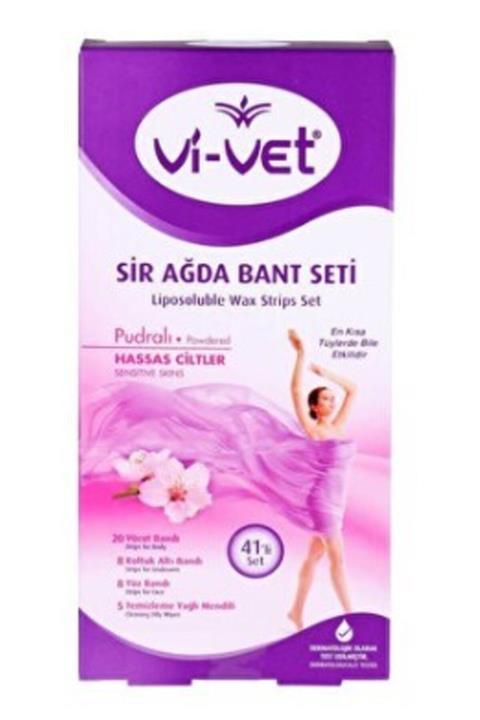 Vivet Sir Ağda Bandı Pudralı Hassas Cilt 41li Set