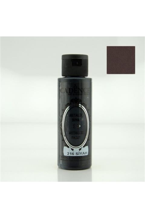 Cadence 216 Siyah 70ml Metalik Boya