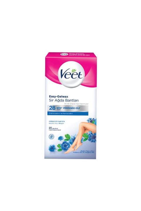 Veet Hassas Ciltler Için Ağda Bandı 20li