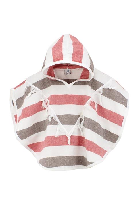 Bedinn Peştemal Panço Gökkuşağı Kırmızı Kahve