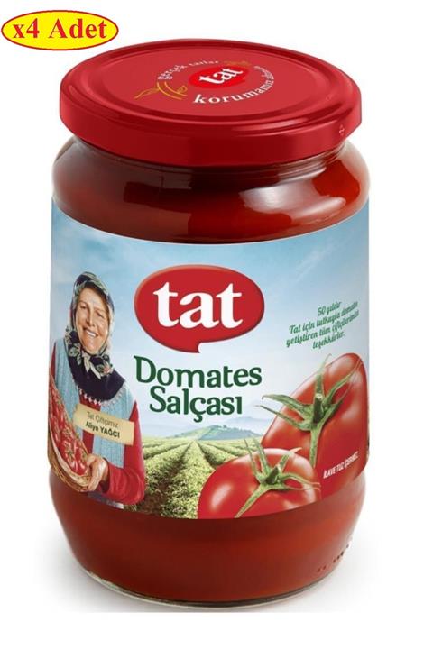 Tat 4'lü Domates Salçası 720 Gram