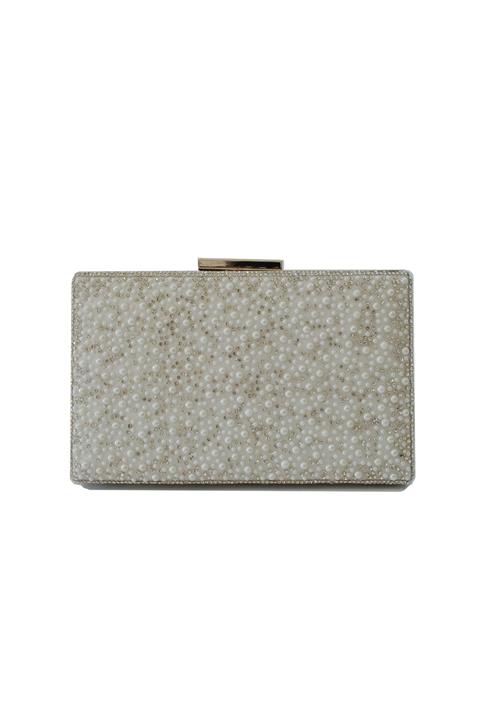 FİLİZ ENGİN Inci Detaylı Abiye / Gece Çantası