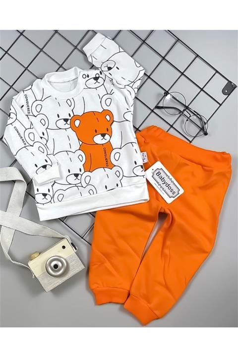 BabyWorldStore Erkek Bebek Tatlı Aycıklar 2'li Takım