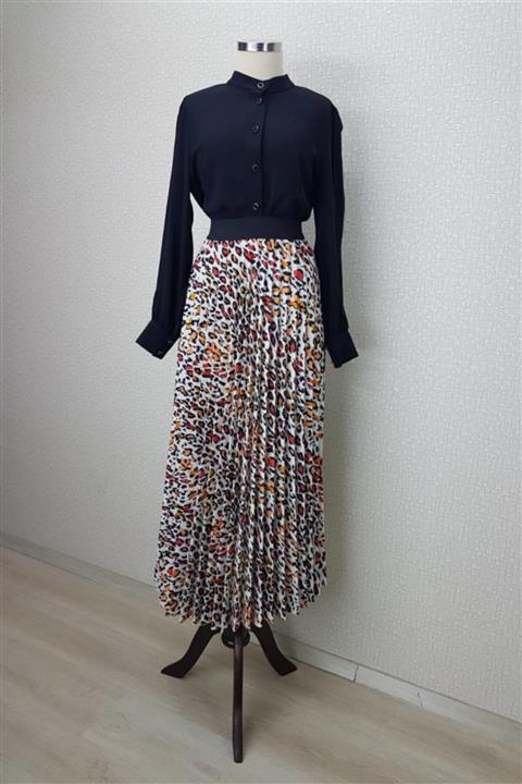 ModaAdige Qys Etek Sz-450l Leopar Piliseli