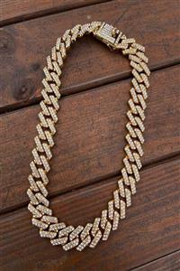 OSLO TAKI Cuban Chain 13mm Gold 55cm