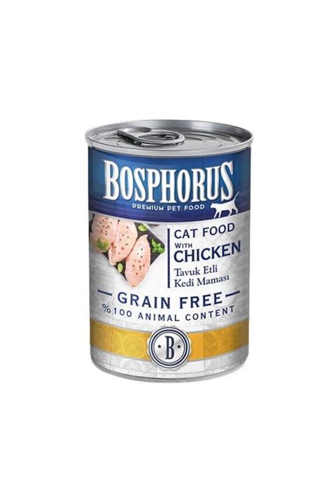 Bosphorus Tavuk Etli Taurinli Tahılsız Yetişkin Kedi Konservesi 415gr