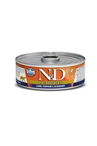 N&D Pumpkin 12 Adet (6-kuzu, Bal Kabağı+6-bıldırcın)Yetişkin Kedi Yaş Mama 80 gr