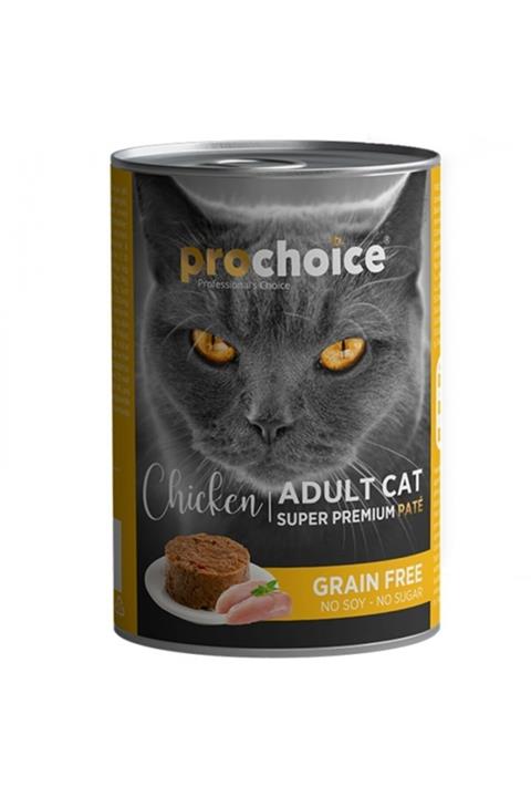 PROCHOİSE Pro Choice Adult Tavuklu Yetişkin Kedi Konservesi 400 Gr