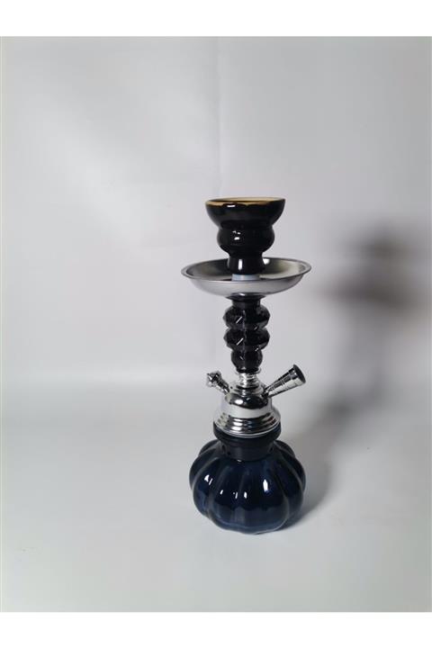 WolfHookah Basamak Siyah Küçük Boy Hediyelik Nargile Takımı-wolf Nargile Güvencesi