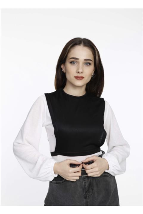 mirach Kadın Siyah Sıfır Yaka Içlik