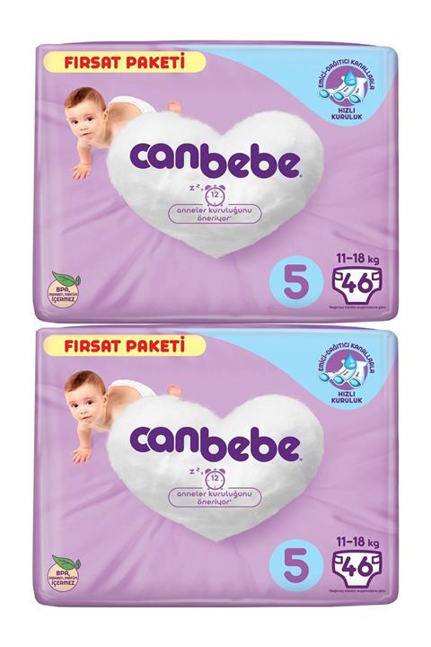 Canbebe 5 Numara Bebek Bezi Junıor 11-18 Kg