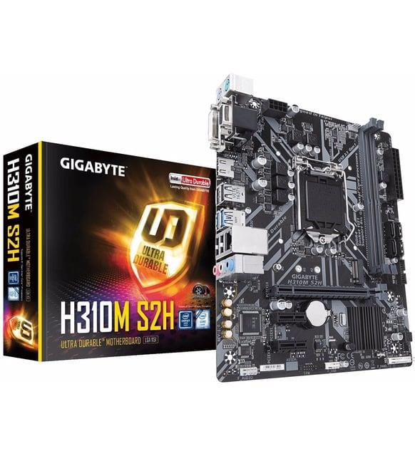Gigabyte H310m S2h Sata,m2 Ddr4 2666mhz Usb 3.1 Dvi Vga Hdmi Ses G.lan 1151p Anakart