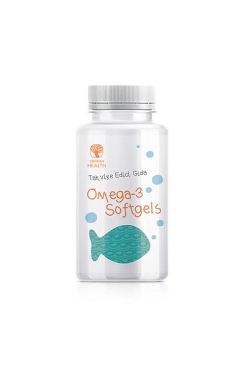 SIBERIAN WELNESS Omega 3 Softgels Omega 3 ve A E D  Vitaminleri İçeren Takviye Edici Gıda