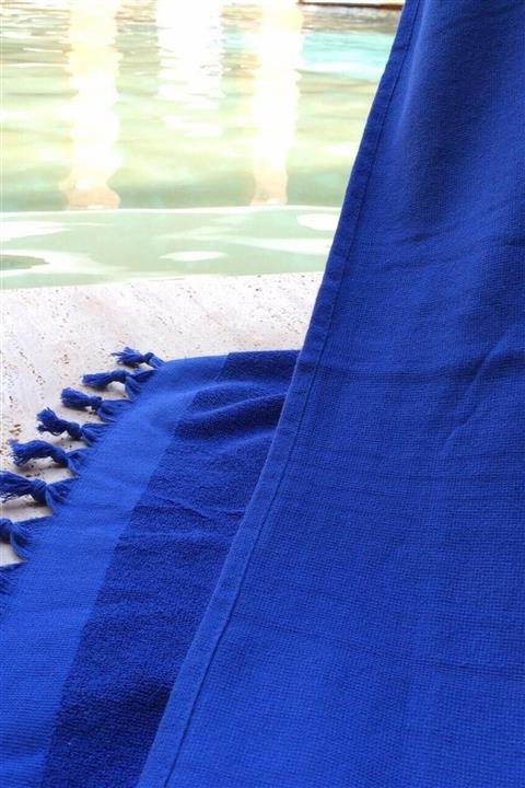 DENIZLI CONCEPT Parlament Mavi Monaco Havlu Peştemal