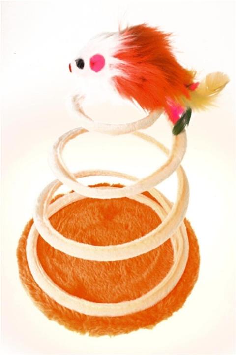 Zzn Kediler Için Hareketli Figürlü Yaylı Kedi Oyunu Oyuncağı Yaylı Kedi Oyuncağı Peluş Kedi Oyuncağı