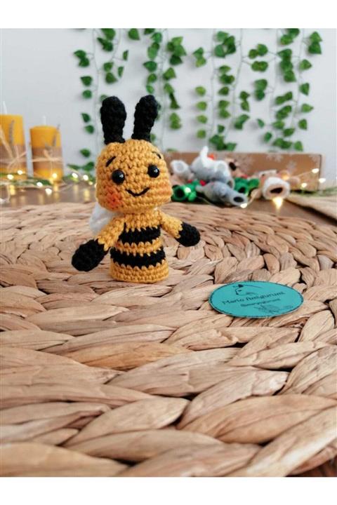 Gazzal Amigurumi Parmak Kukla Arı