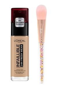 L'Oreal Paris Loreal Infaillible 24h Fresh Wear 140 Dore Beige Fondöten Fırçası