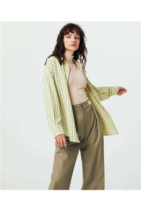 Twist Kare Desen Gömlek