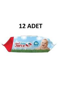 Baby Turco Islak Bebek Havlusu 12x90'lı