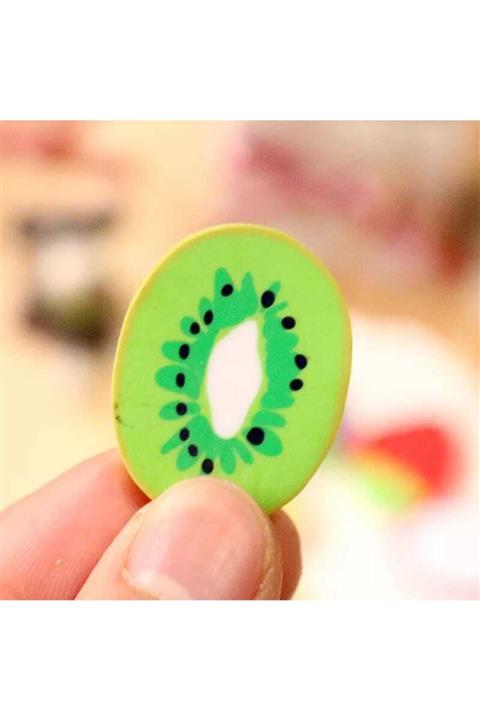 MutluBiDünya 1 Adet Kivi Meyveli Silgi