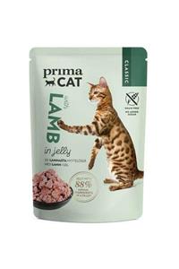 Primacat Prima Cat Kuzu Etli Jelly Tahılsız Kedi Konservesi 85 Gr