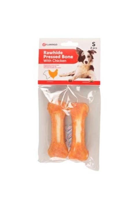 Flamingo Tavuk Kaplı Kemik Ödül Maması 2 Li 10 Cm
