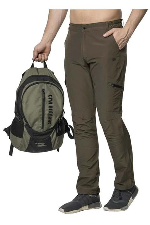 Crozwise Erkek Outdoor Pantolon - Haki - L