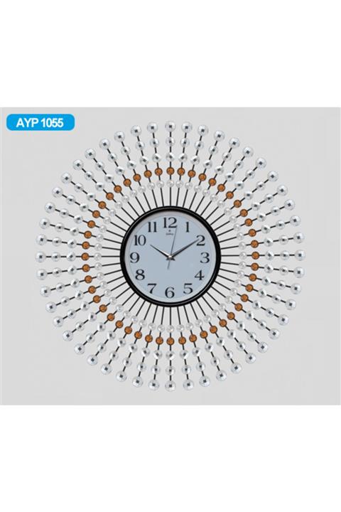 Galaxy Ayp-1055 Dekoratif Ferforje Taşlı Duvar Saati