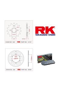 RK Kawasaki Ex 250 R Nınja Rk X-Ring Zincir Dişli Set 520 Xso-16/47T(2008-2011)