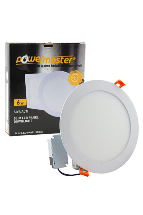 Powermaster 18 Watt Sıva Altı 3000k Günışığı 205mm Yuvarlak Slım Led-eco Spot Panel
