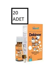 Biowell Dekinon D3 K2 Vitamini Damla 20 ml 20 Adet