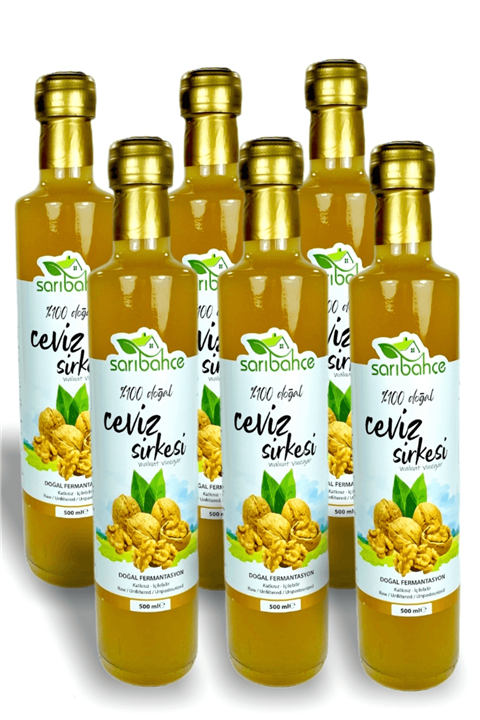 Sarıbahçe Doğal Fermantasyon Ceviz Sirkesi (500 Ml) - 6 Al 4 Öde