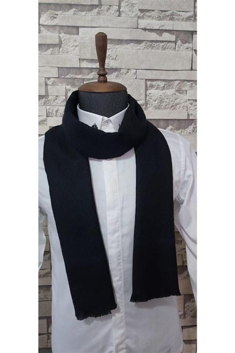 Yage Erkek Prusya Mavisi Küçük Puantiyeli Atkı