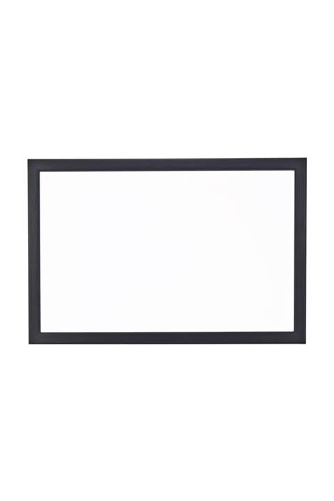 Chalky Beyaz Yazı Tahtası Siyah Çerçeveli 120x140 cm