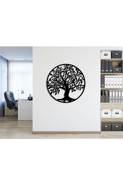 Tualle Hayat Ağacı Metal Tablo 45x45 cm