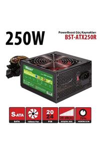 Power Boost Bst-atx250r 250w Siyah 20+4pin, 2xsata Power Supply