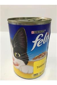 FELIX Konserve Tavuklu Tam Yaş Kedi Maması 400 Gr X 10 Adet