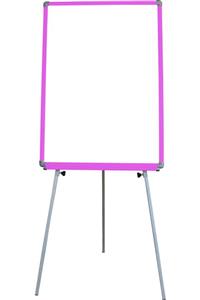 ABC Pembe Teleskopik Ayaklı Yazı Tahtası 40x55 Cm