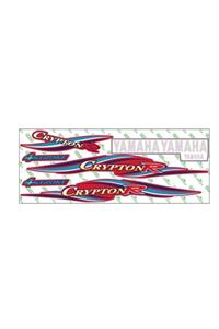 Yamaha Crypton 2004 Kırmızı Sticker Set 001