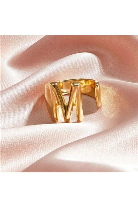 Ankı M Harf Tasarım Yüzük